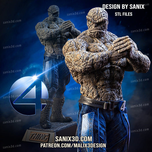 Thing - Fantastic Four - Sanix3D - Dark Forge Arts