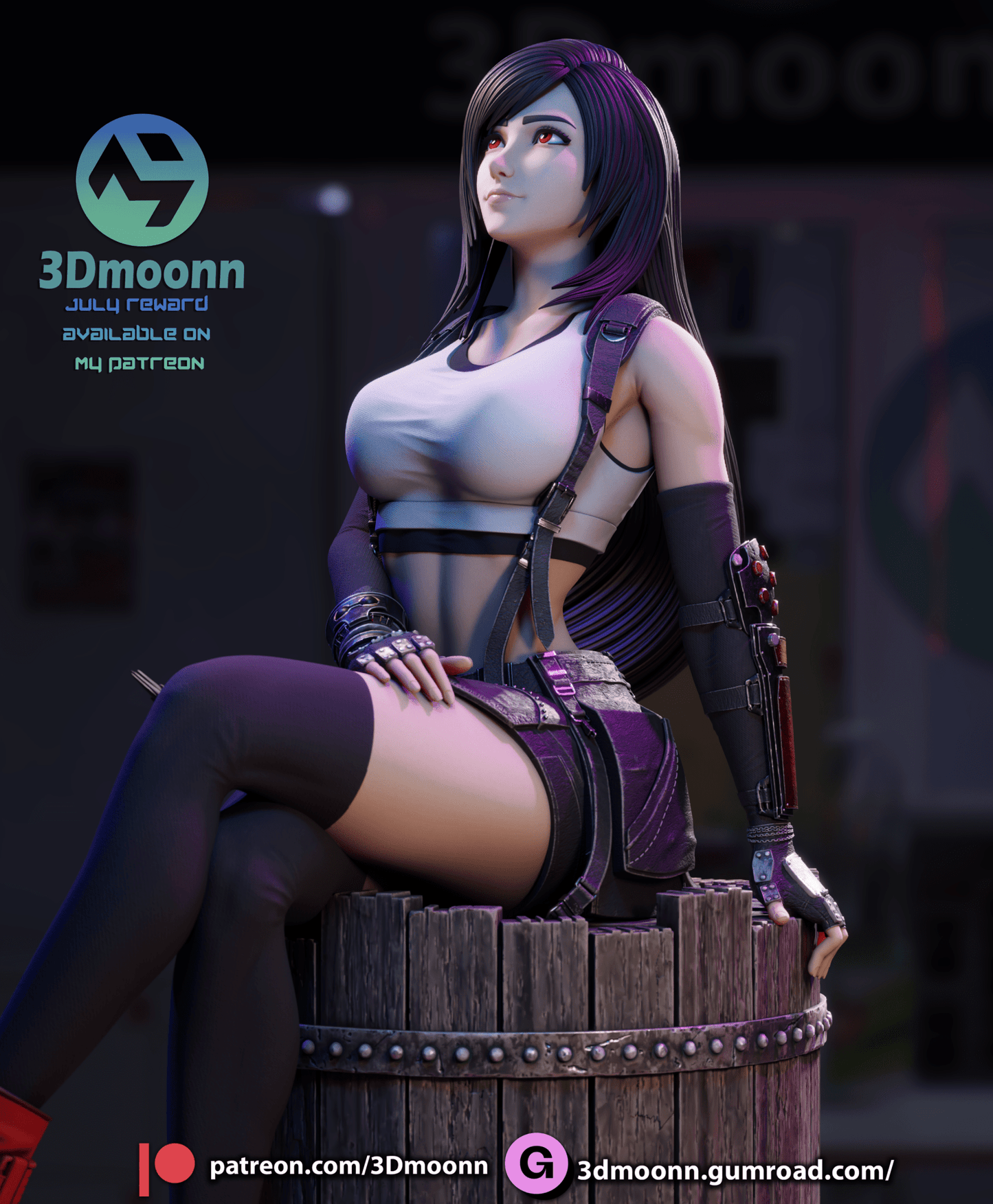 Tifa - 3DMoonn - Dark Forge Arts