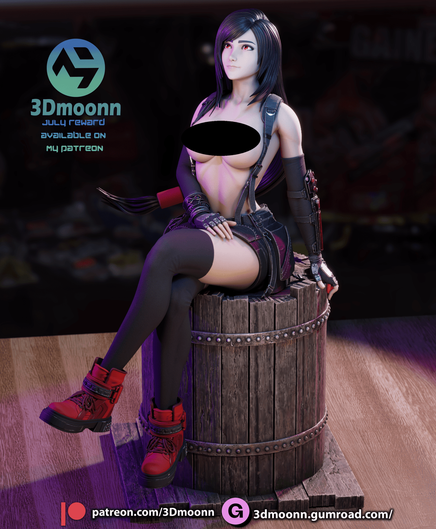 Tifa - 3DMoonn - Dark Forge Arts