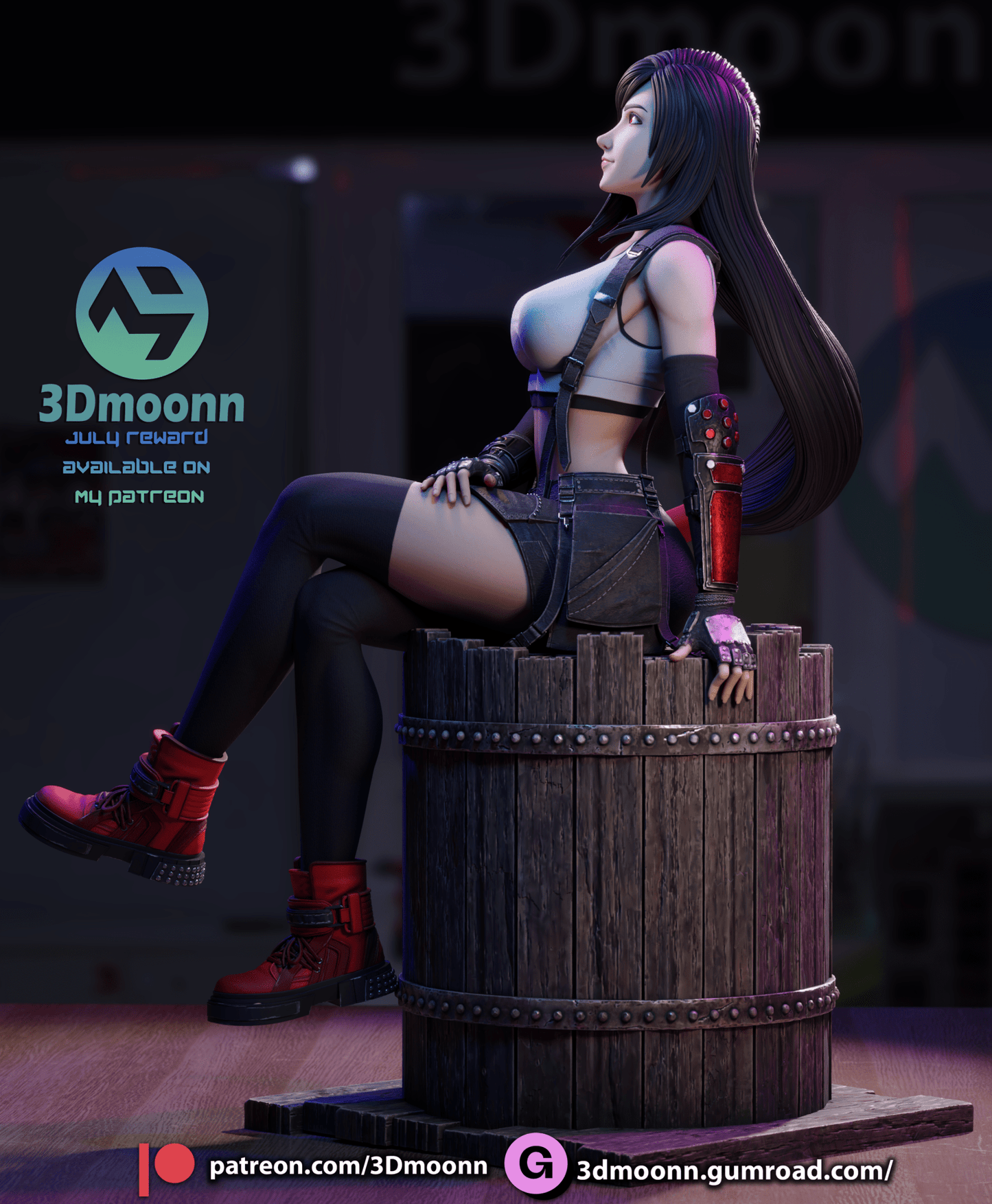 Tifa - 3DMoonn - Dark Forge Arts