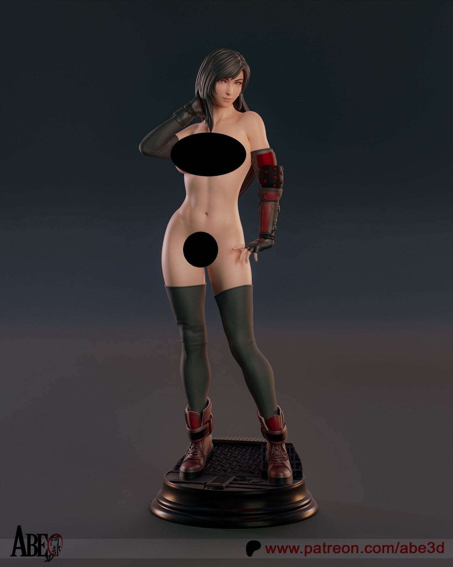 Tifa Lockhart - Abe3D - Dark Forge Arts