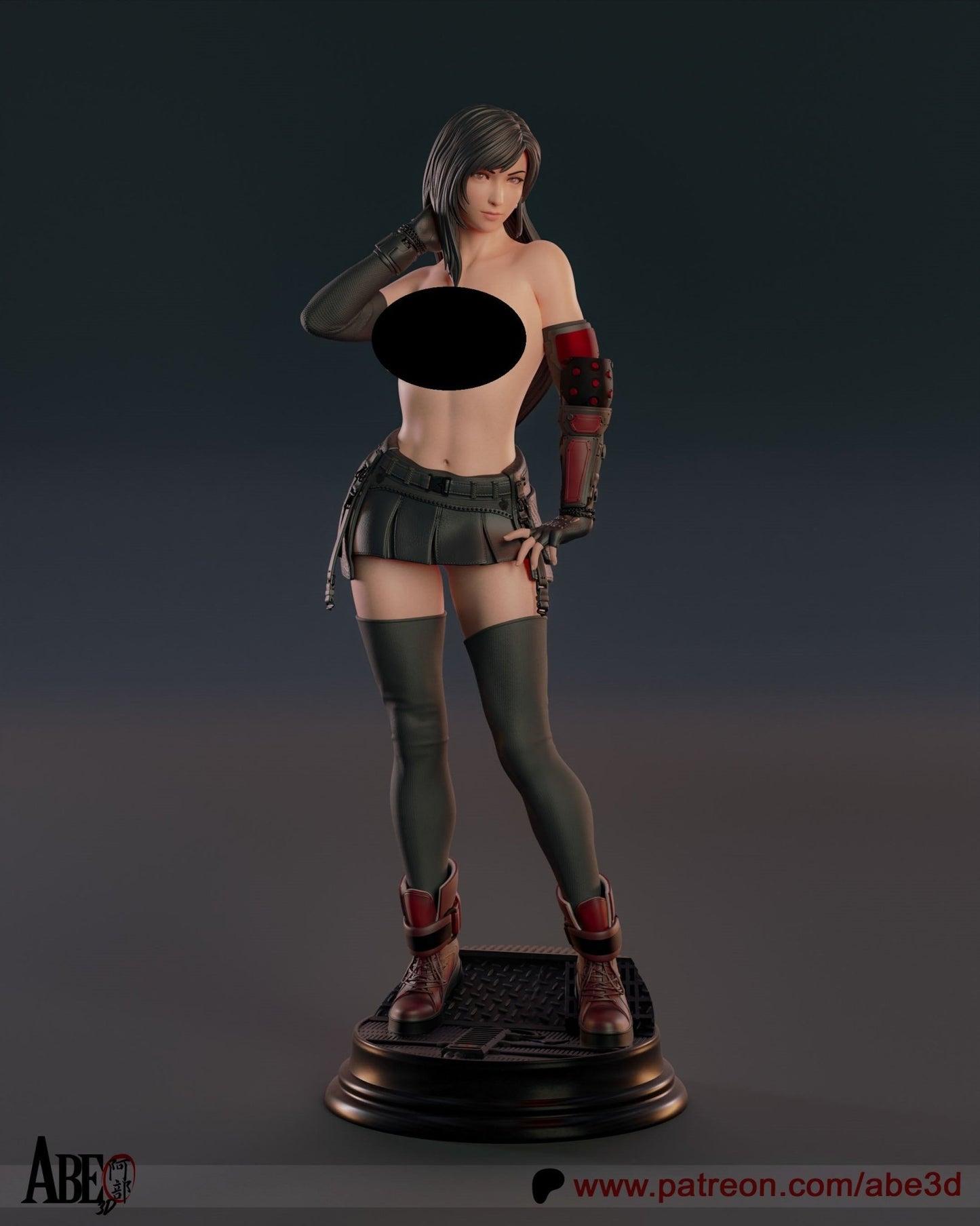 Tifa Lockhart - Abe3D - Dark Forge Arts