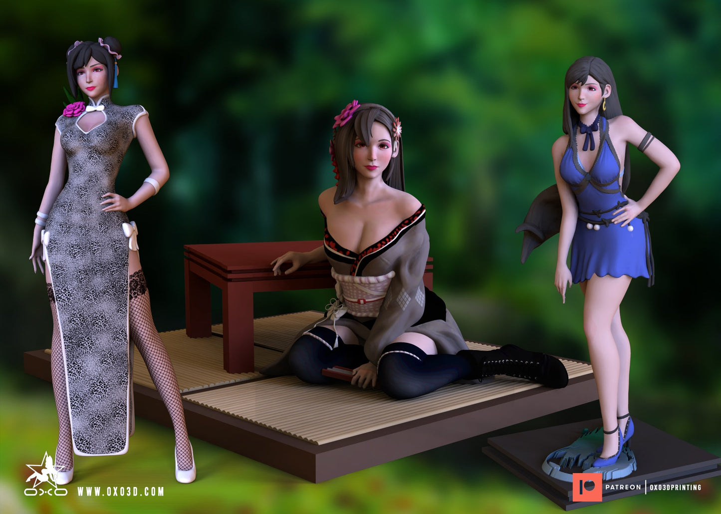 Tifa - OXO3D - Dark Forge Arts