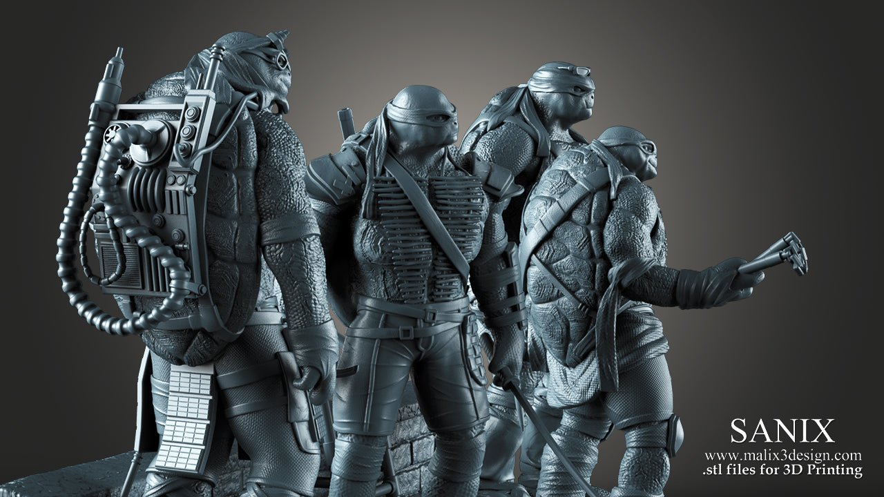 TMNT - Sanix3D - Dark Forge Arts