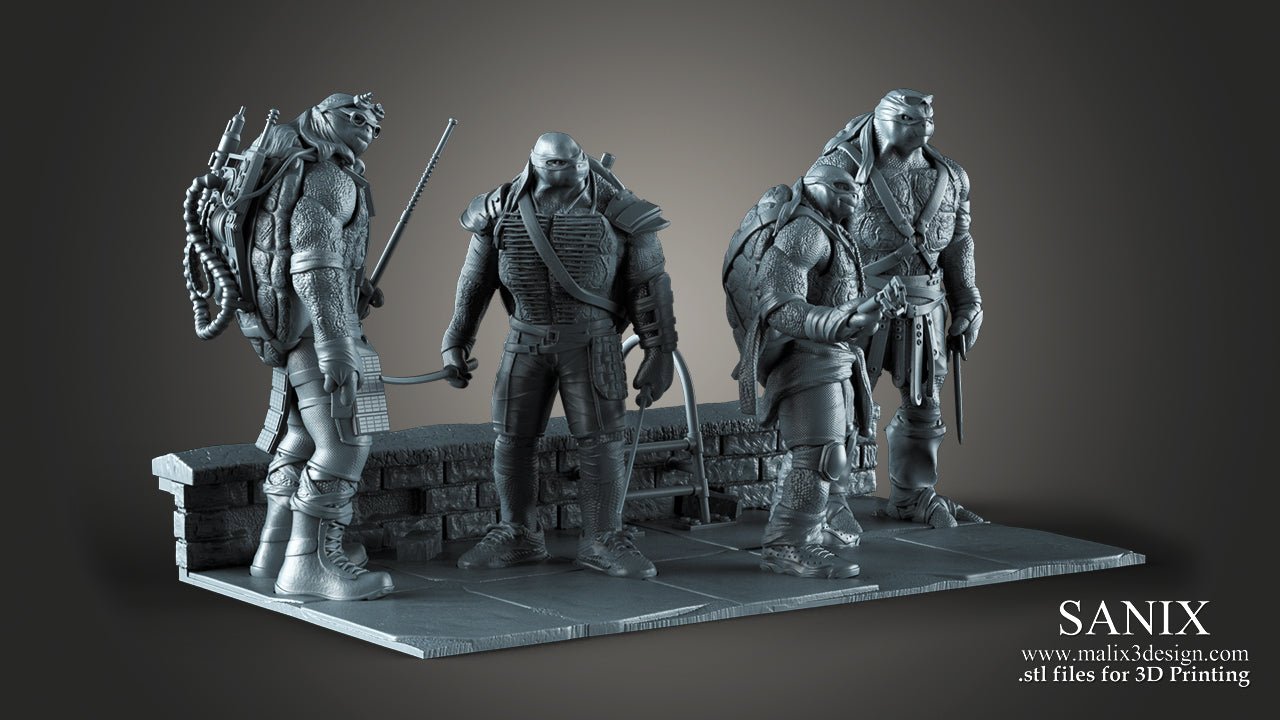 TMNT - Sanix3D - Dark Forge Arts