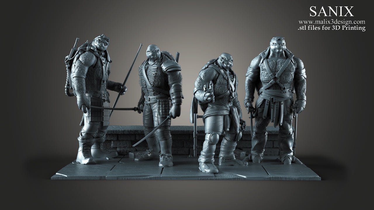 TMNT - Sanix3D - Dark Forge Arts