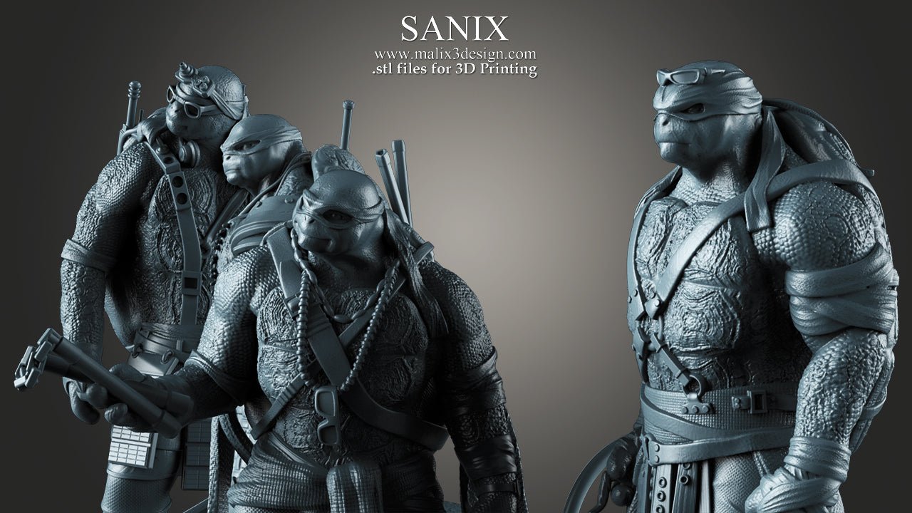 TMNT - Sanix3D - Dark Forge Arts