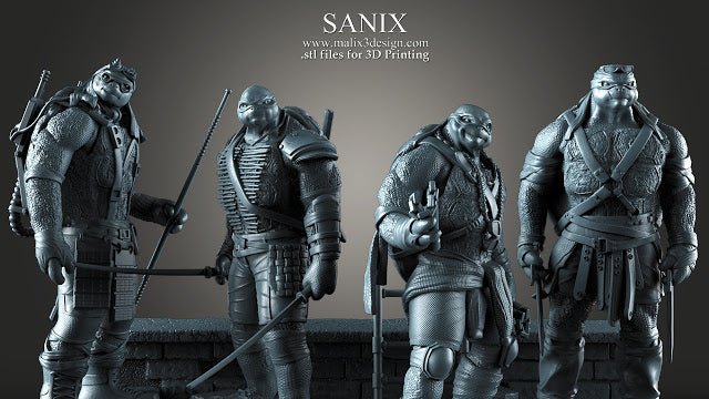 TMNT - Sanix3D - Dark Forge Arts