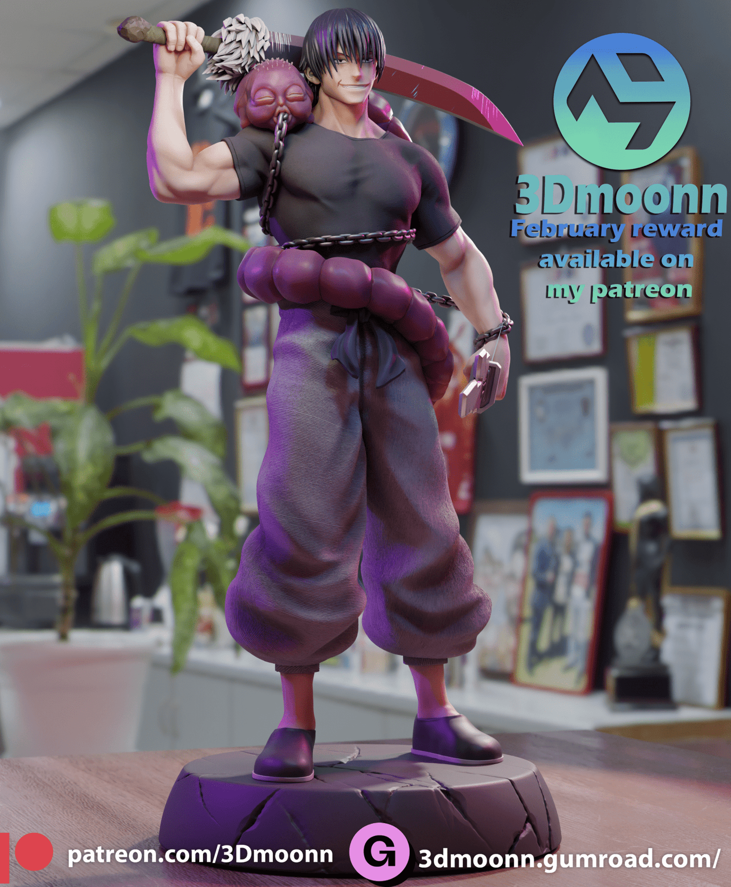 Toji - 3DMoonn - Dark Forge Arts