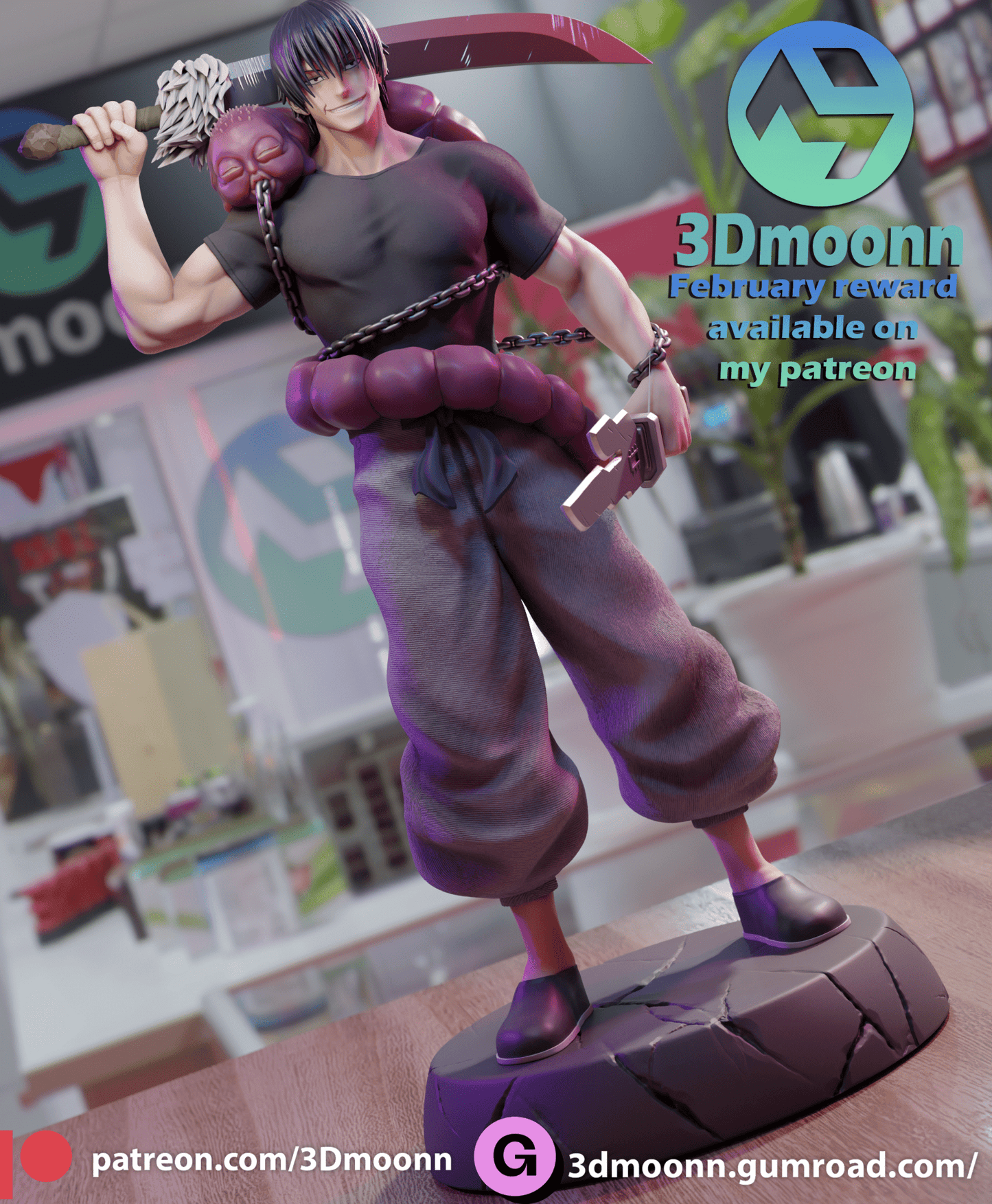 Toji - 3DMoonn - Dark Forge Arts