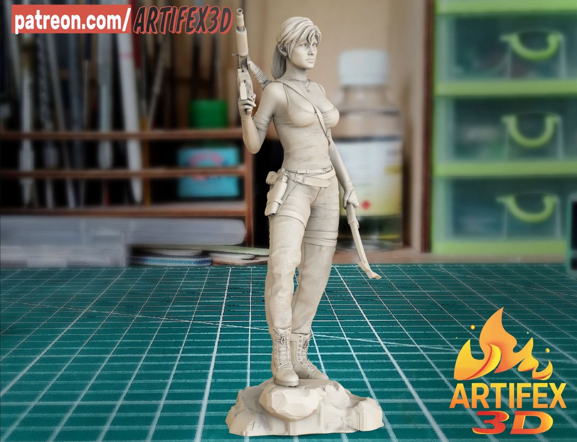 Tomb Raider - Artifex3D - Dark Forge Arts