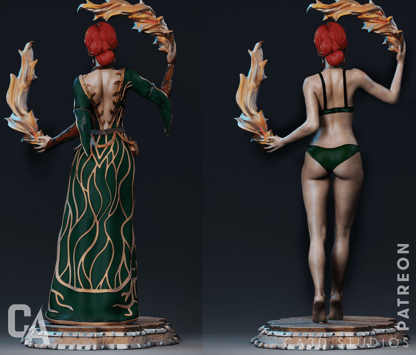 Triss Merigold - CA 3D Studios - Dark Forge Arts