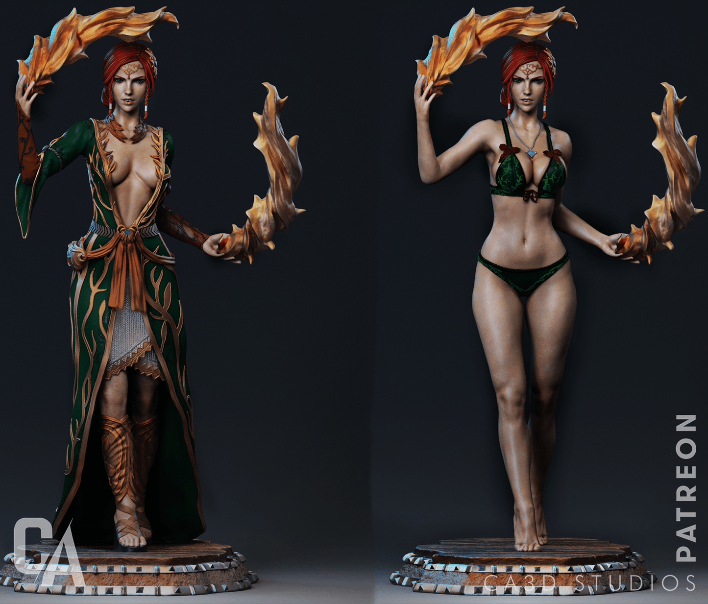 Triss Merigold - CA 3D Studios - Dark Forge Arts