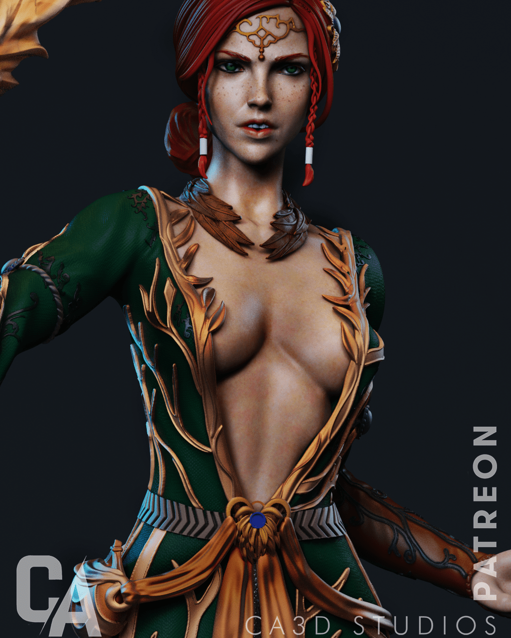 Triss Merigold - CA 3D Studios - Dark Forge Arts