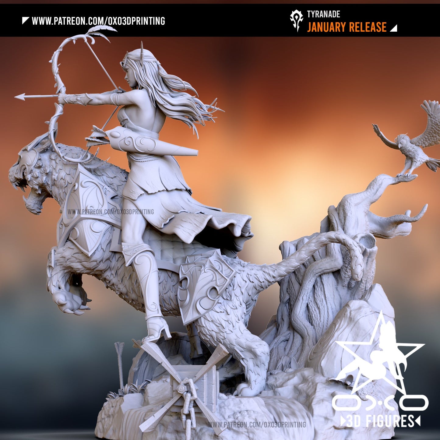 Tyrande - OXO3D - Dark Forge Arts