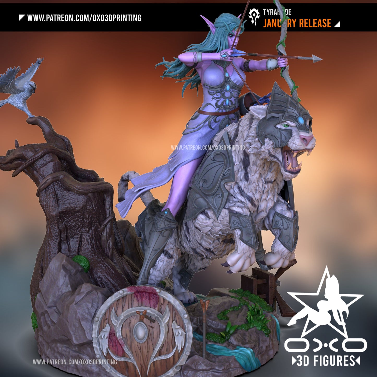 Tyrande - OXO3D - Dark Forge Arts
