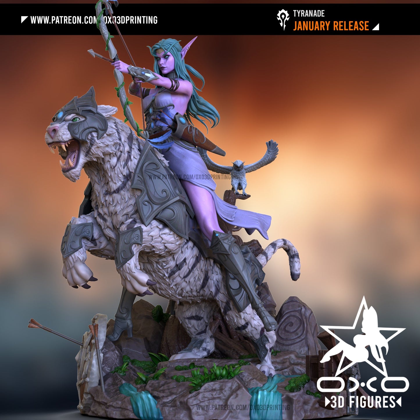 Tyrande - OXO3D - Dark Forge Arts
