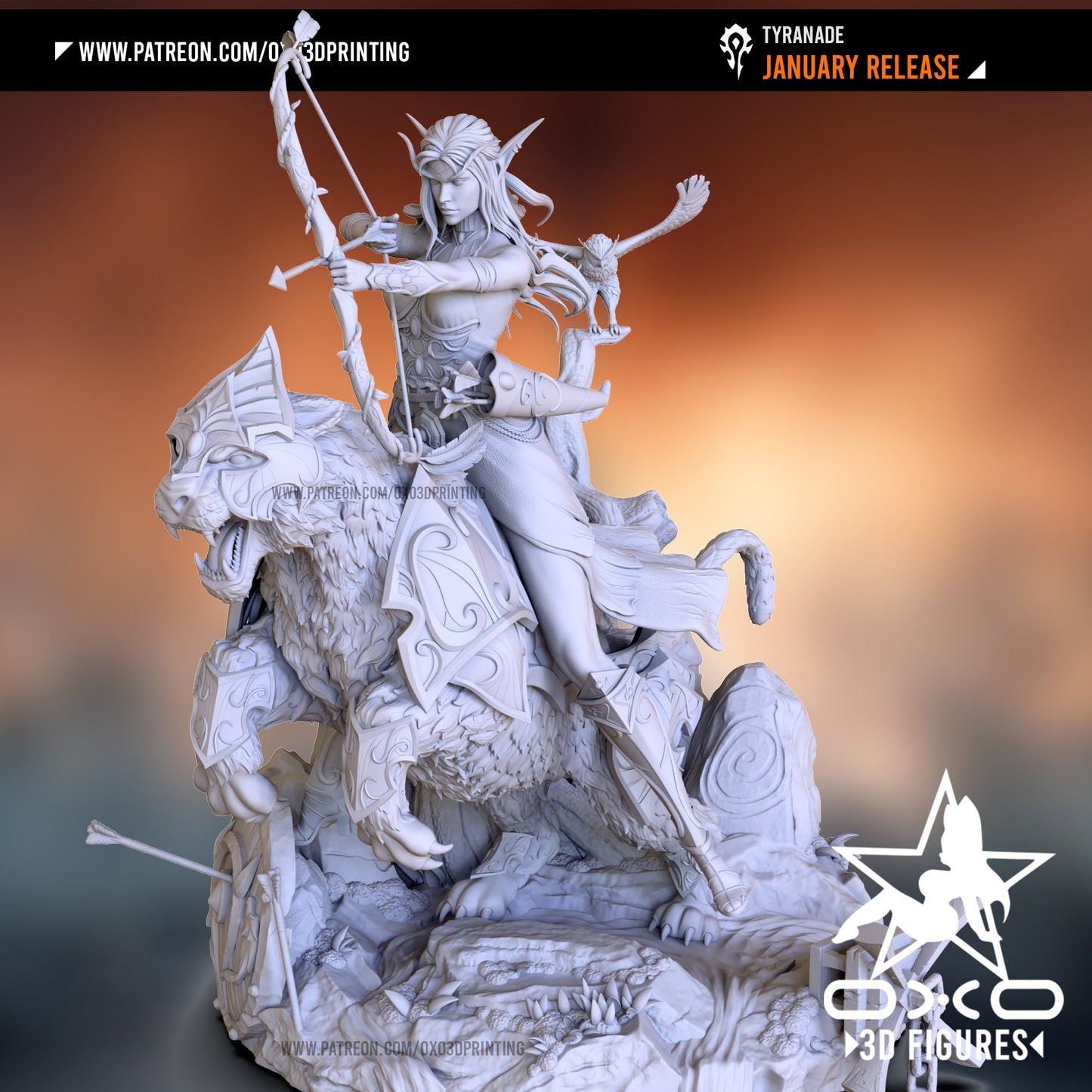 Tyrande - OXO3D - Dark Forge Arts