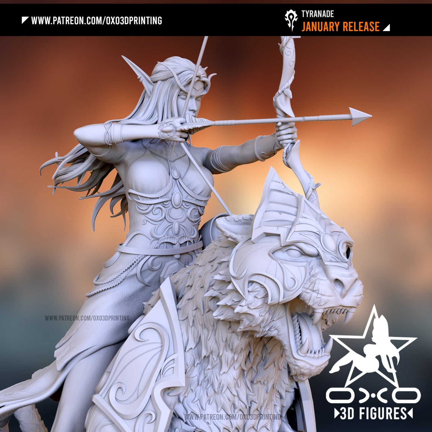 Tyrande - OXO3D - Dark Forge Arts