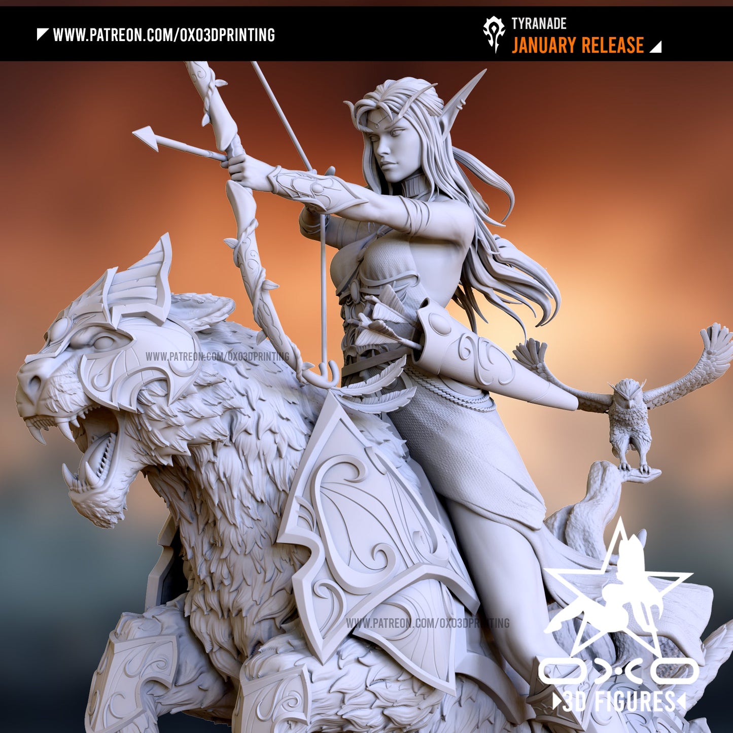 Tyrande - OXO3D - Dark Forge Arts
