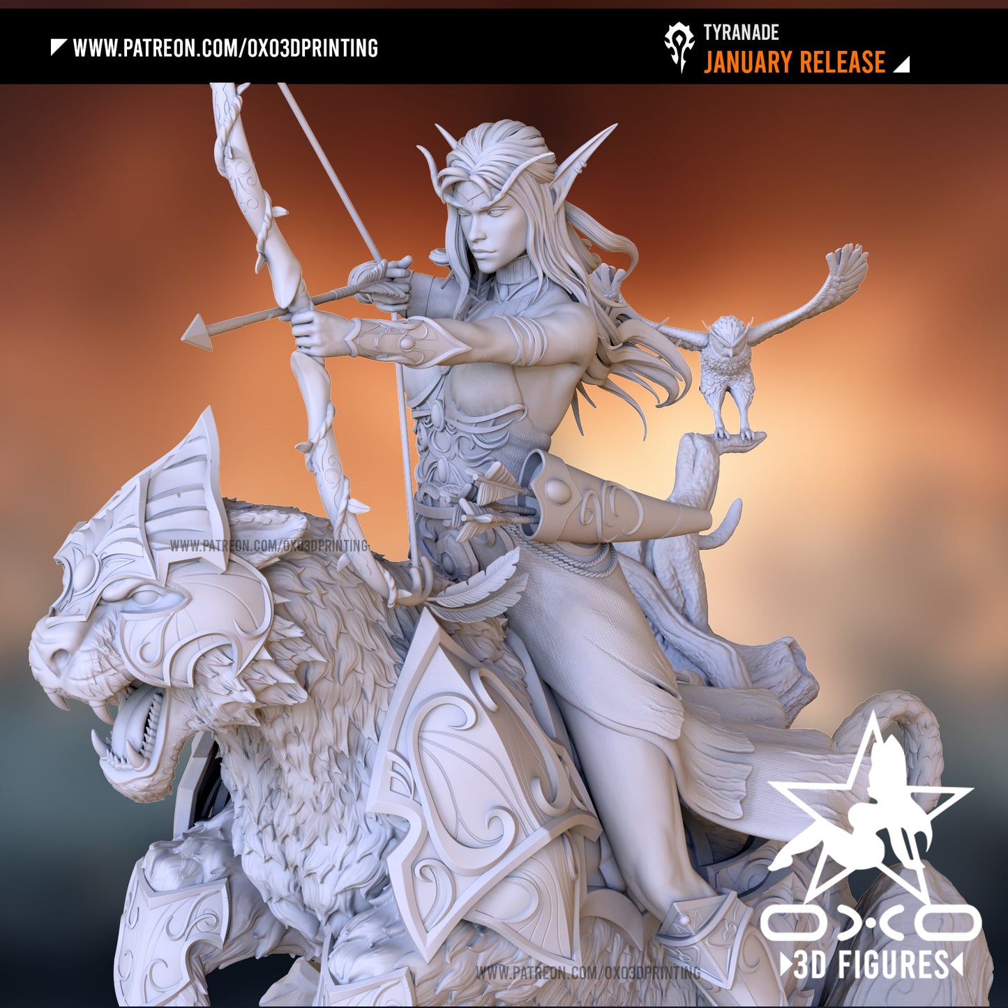 Tyrande - OXO3D - Dark Forge Arts