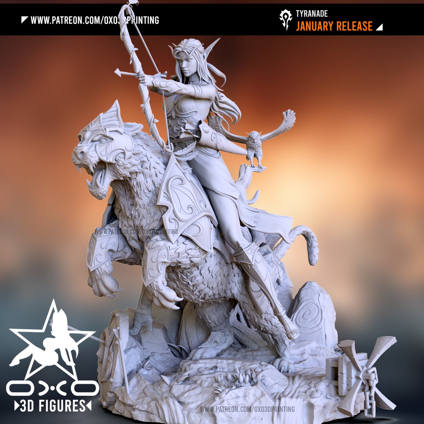 Tyrande - OXO3D - Dark Forge Arts