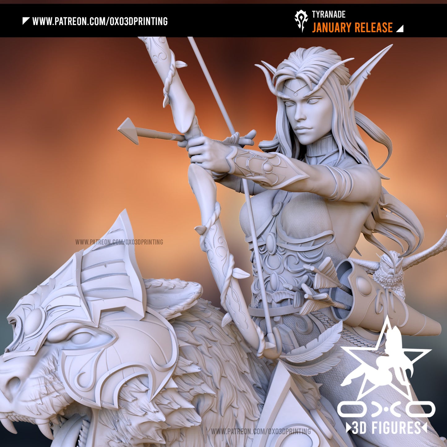 Tyrande - OXO3D - Dark Forge Arts