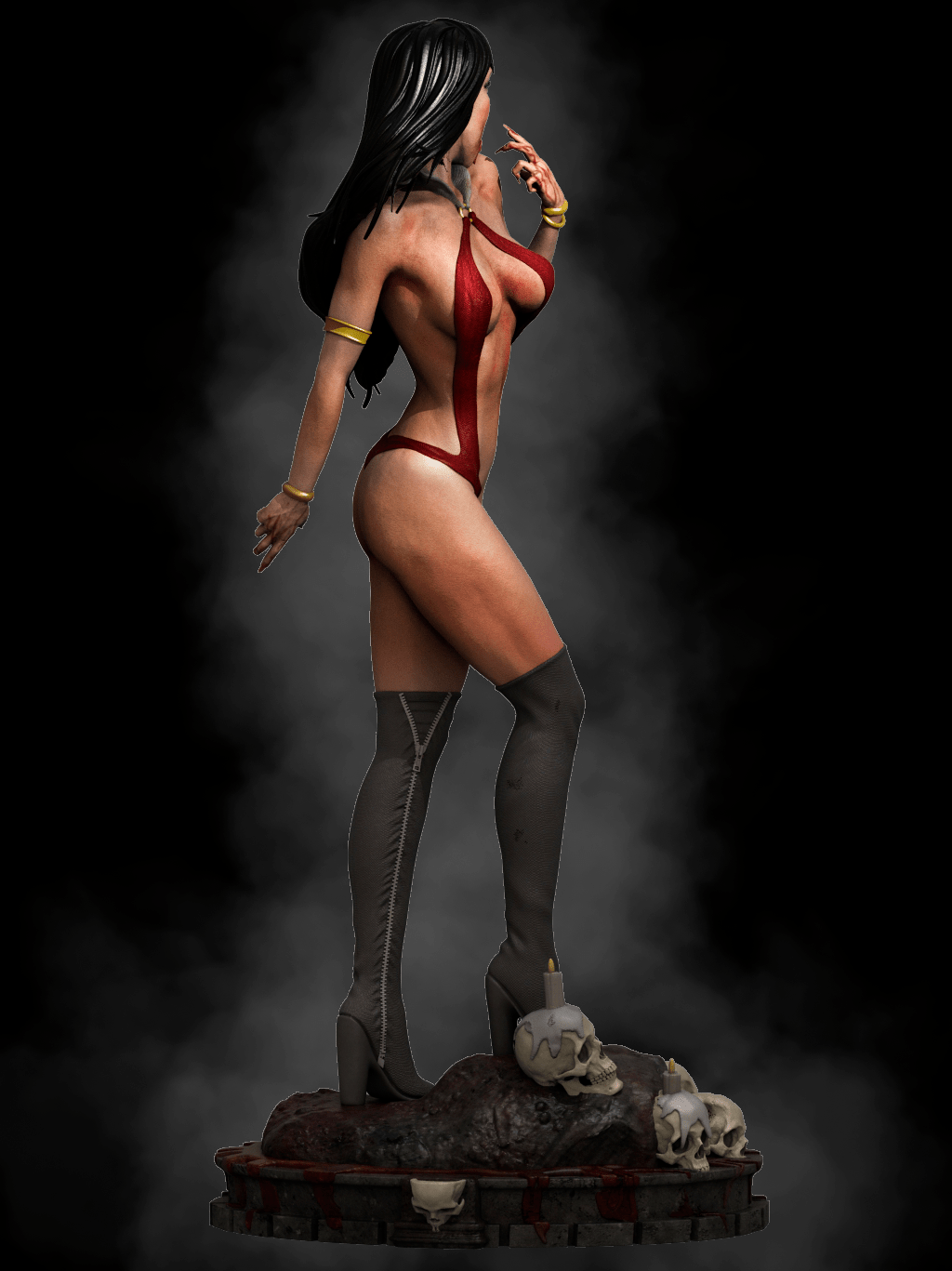 Vampirella - CA 3D Studios - Dark Forge Arts