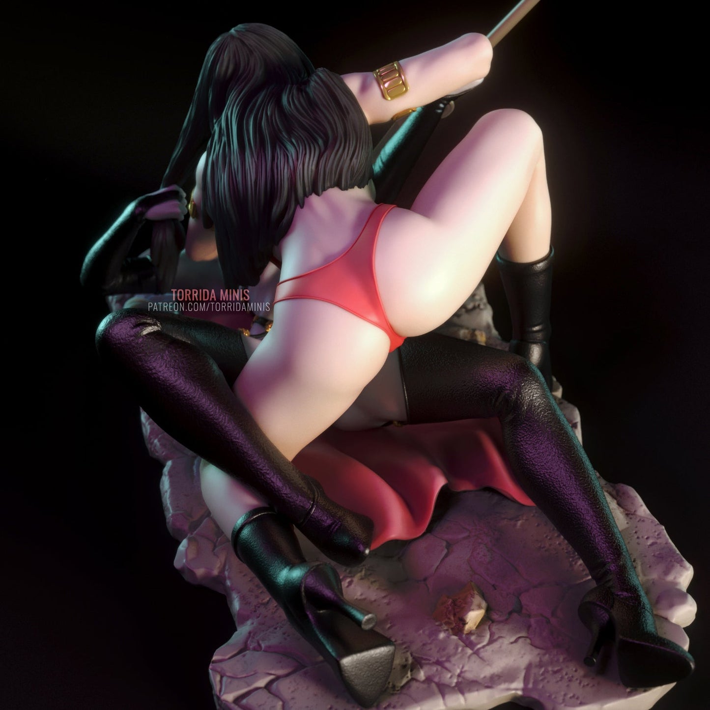 Vampirella Vs Lady Death - Torrida Minis - Dark Forge Arts