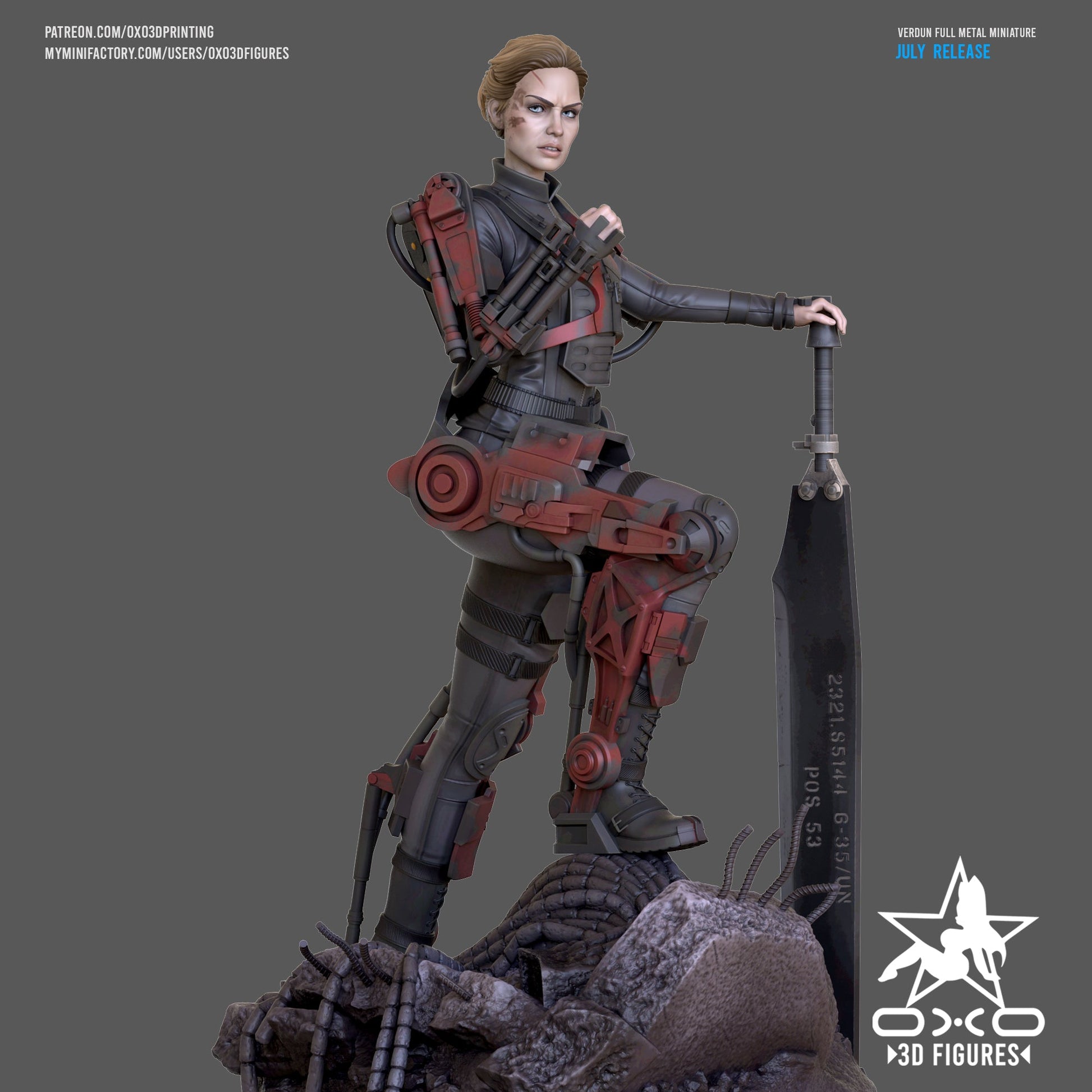 Verdun - Edge of Tomorrow - OXO3D - Dark Forge Arts