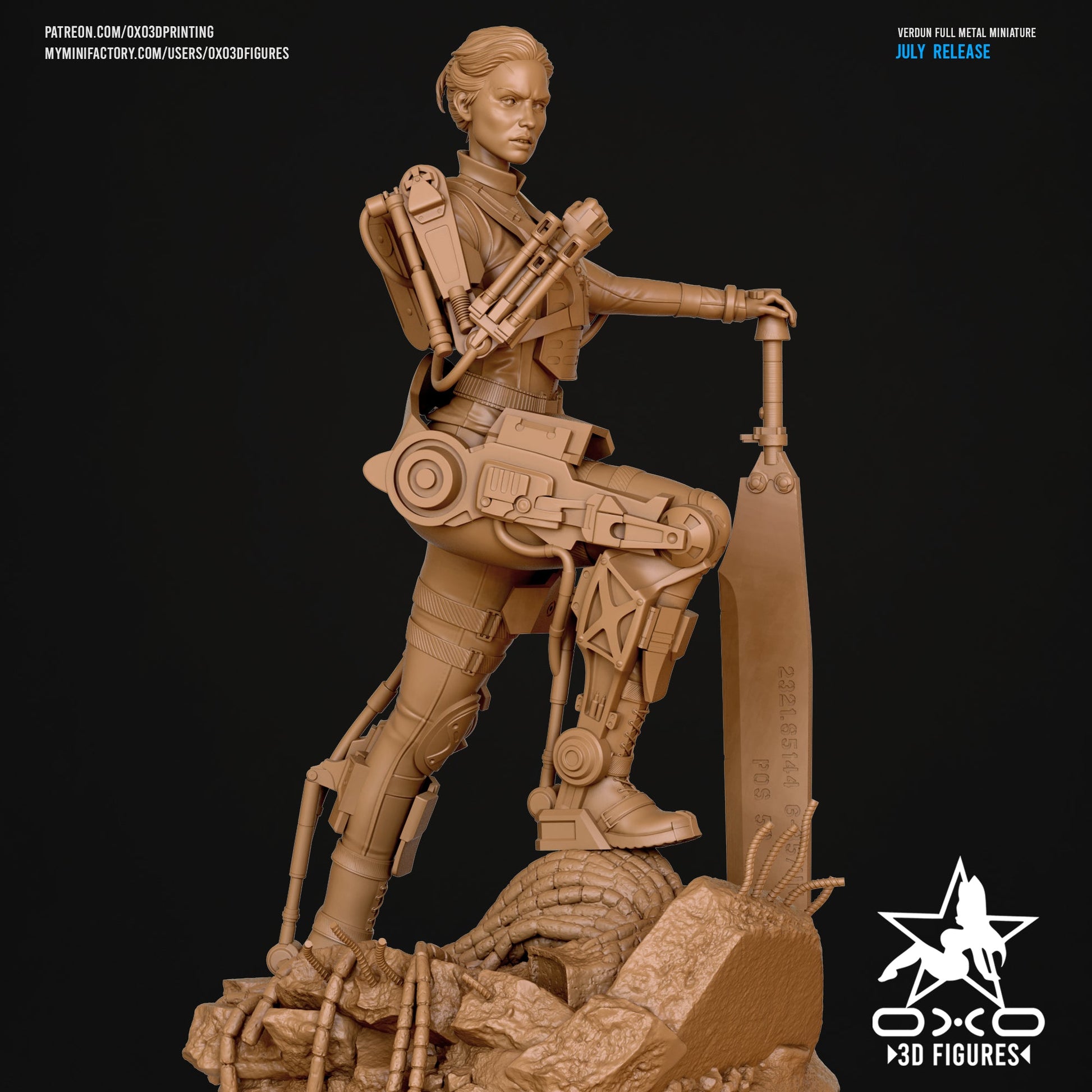 Verdun - Edge of Tomorrow - OXO3D - Dark Forge Arts