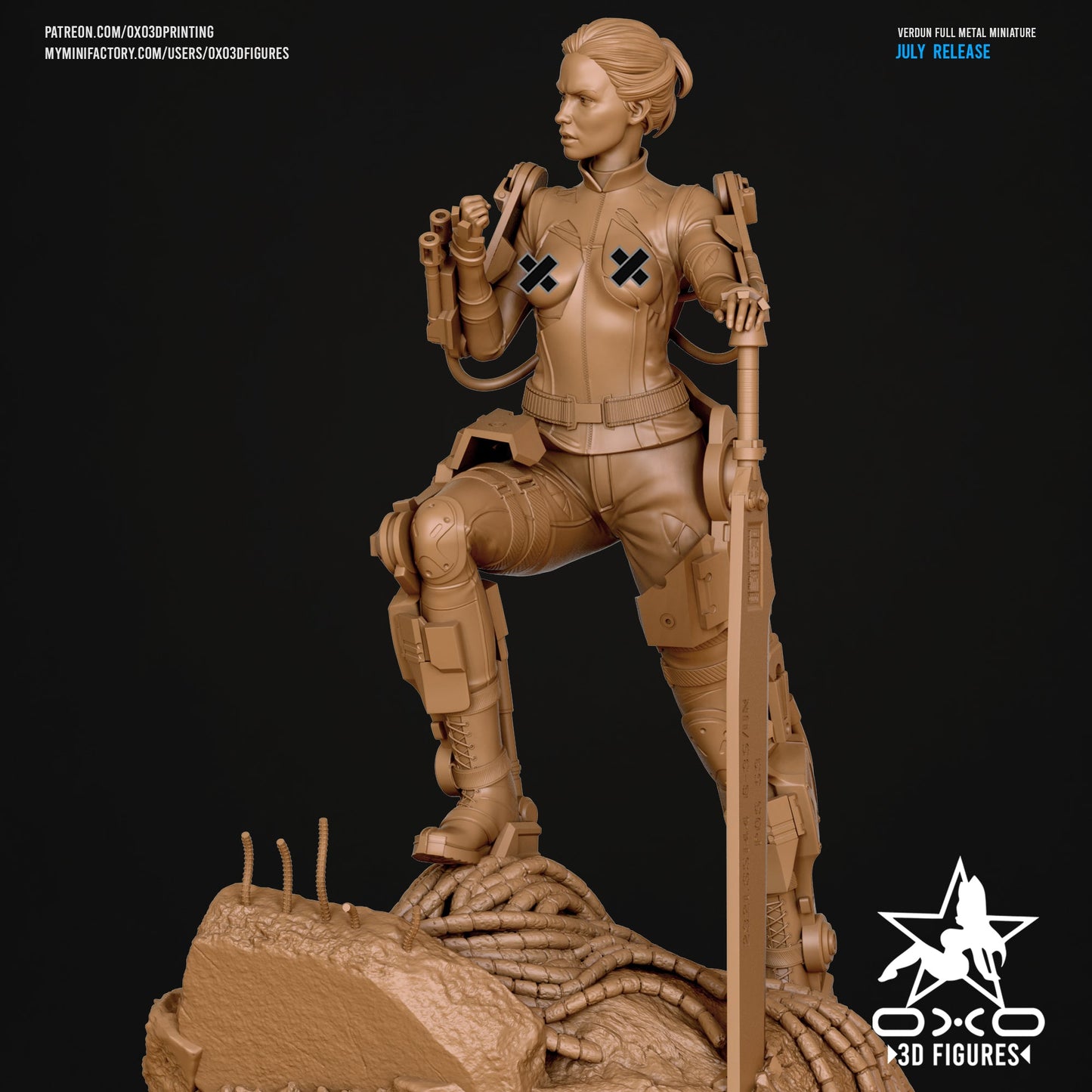 Verdun - Edge of Tomorrow - OXO3D - Dark Forge Arts