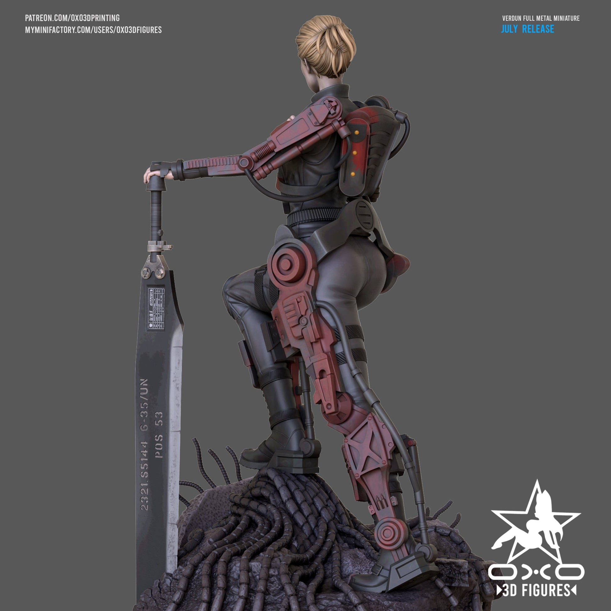Verdun - Edge of Tomorrow - OXO3D - Dark Forge Arts