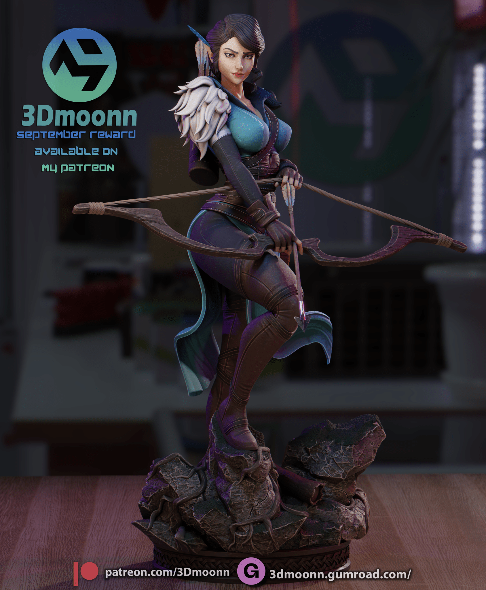 Vex (Vox Machina) - 3DMoonn - Dark Forge Arts