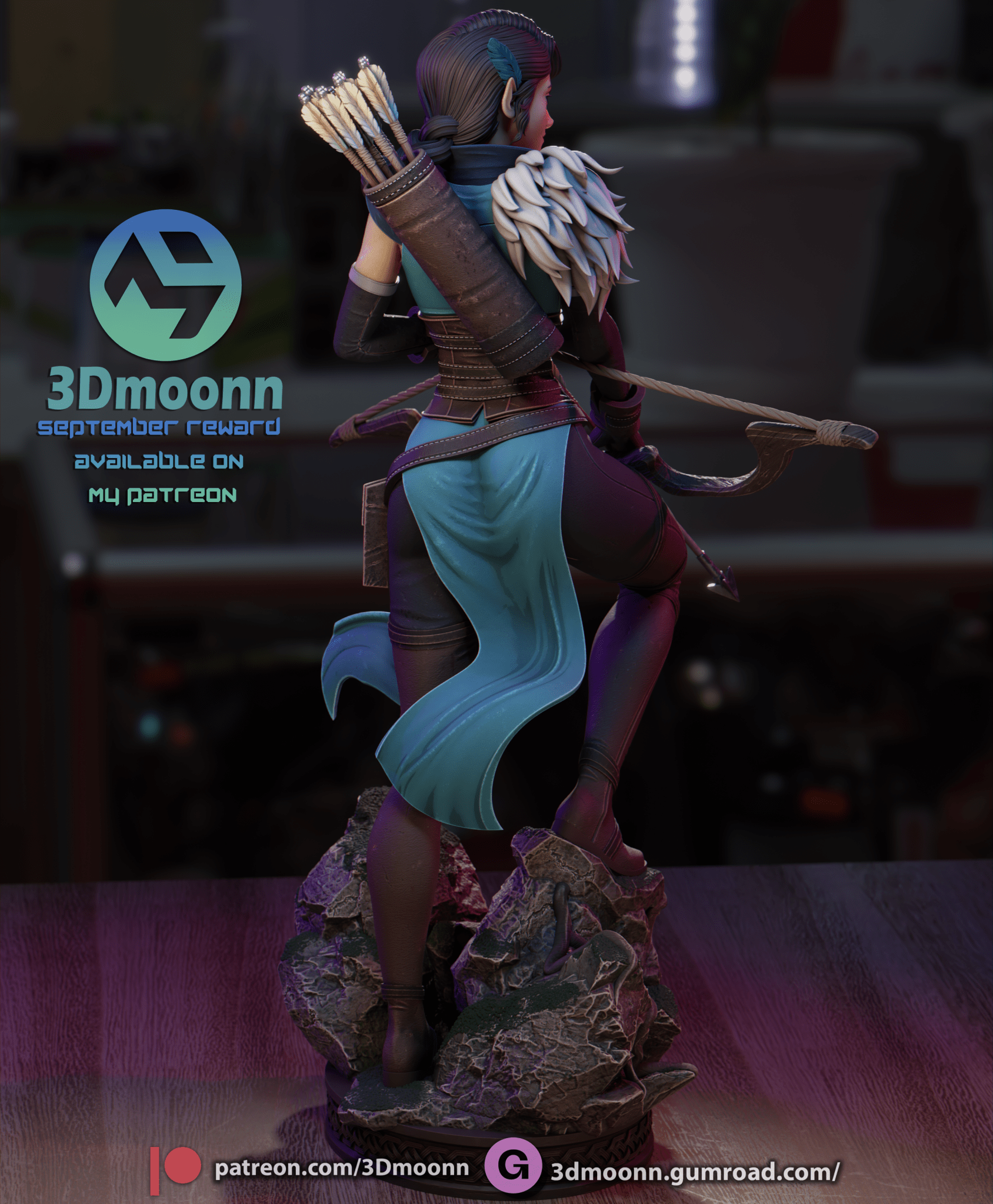 Vex (Vox Machina) - 3DMoonn - Dark Forge Arts