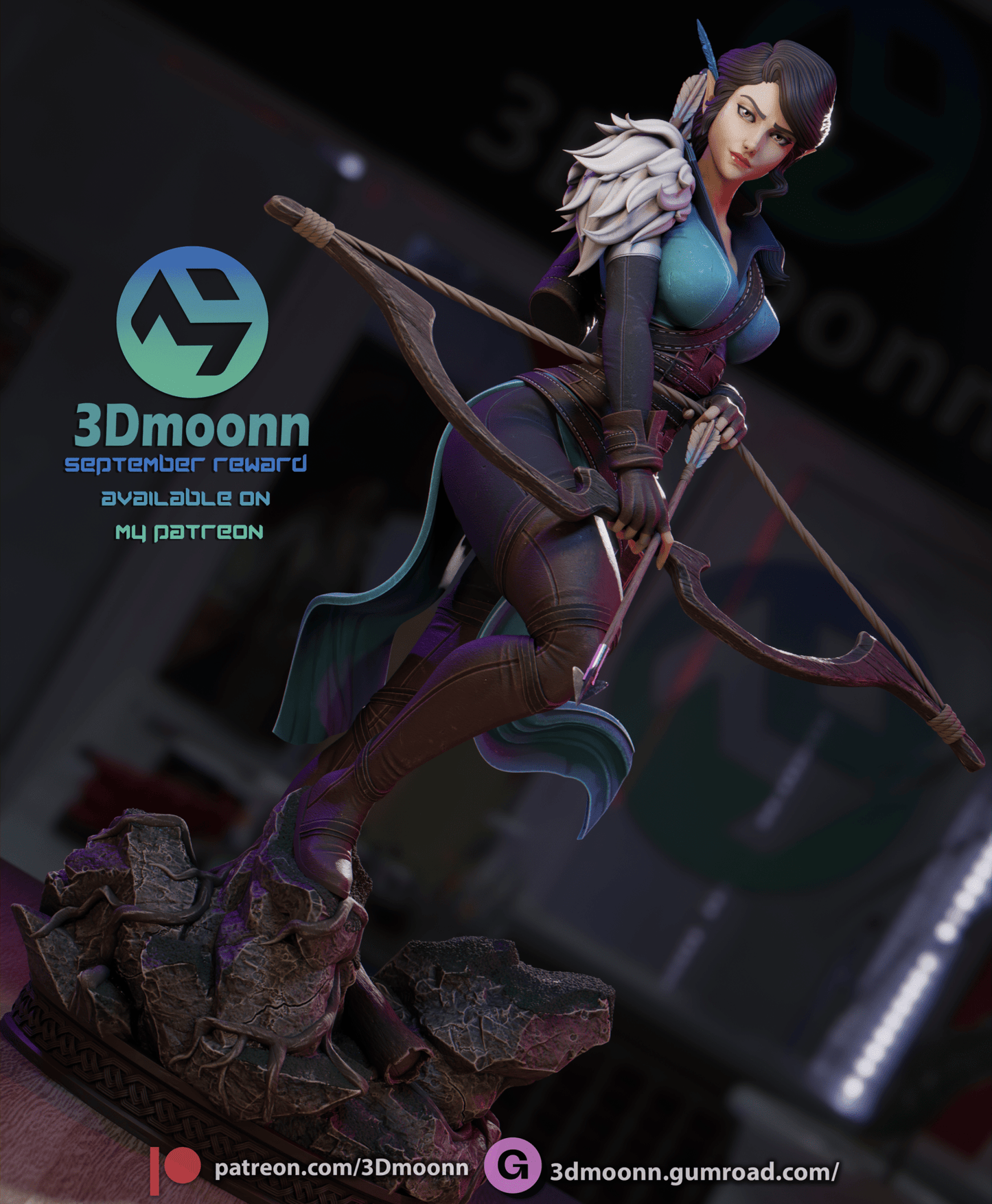 Vex (Vox Machina) - 3DMoonn - Dark Forge Arts