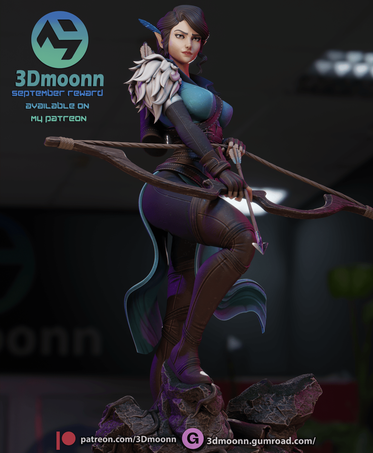 Vex (Vox Machina) - 3DMoonn - Dark Forge Arts