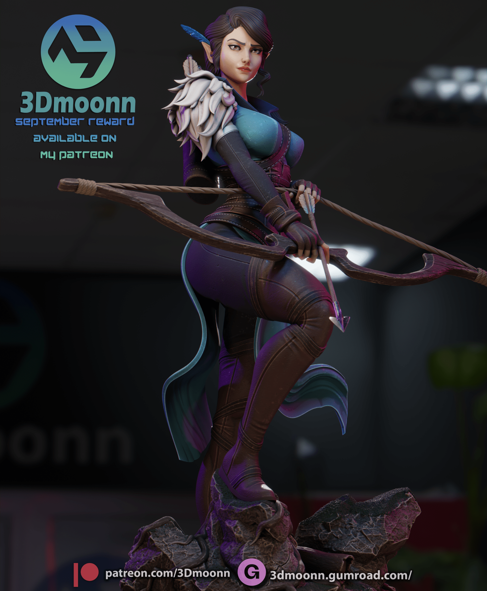 Vex (Vox Machina) - 3DMoonn - Dark Forge Arts