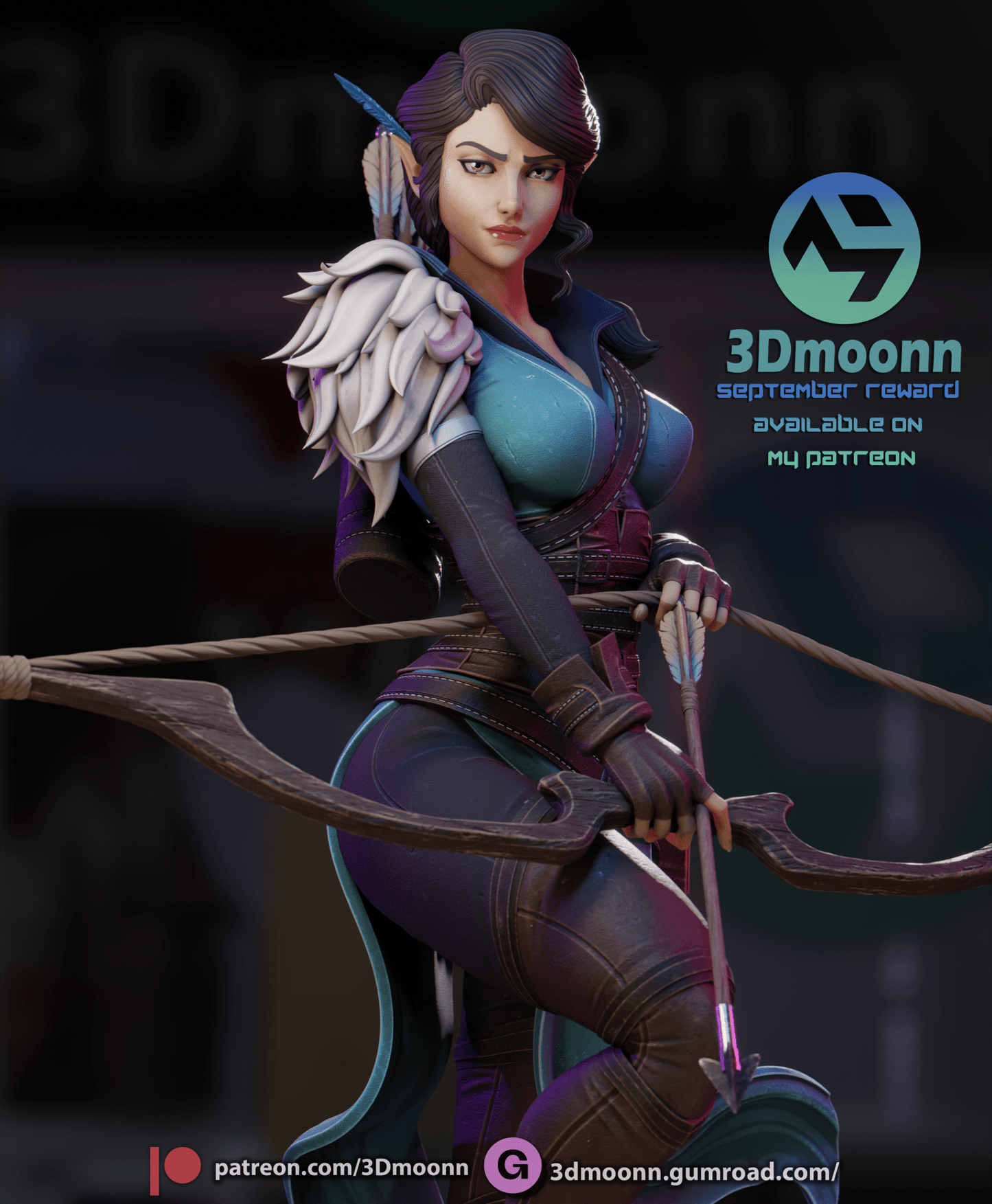 Vex (Vox Machina) - 3DMoonn - Dark Forge Arts