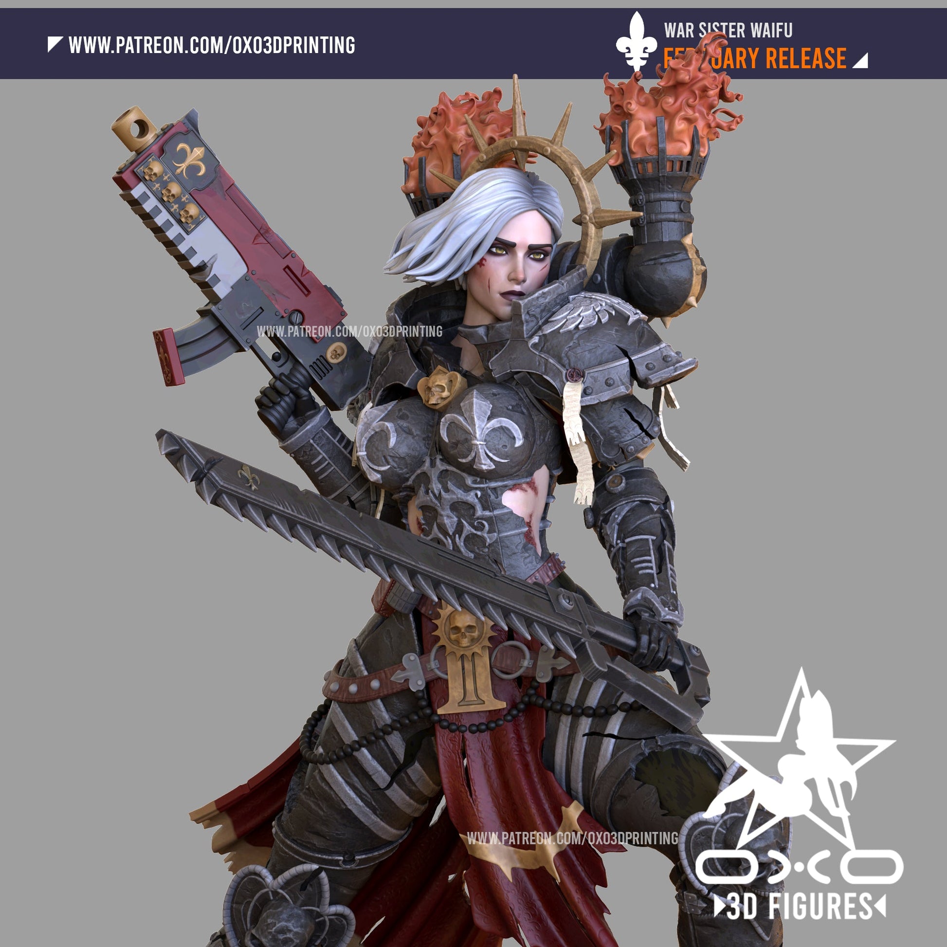 War Sister - OXO3D - Dark Forge Arts