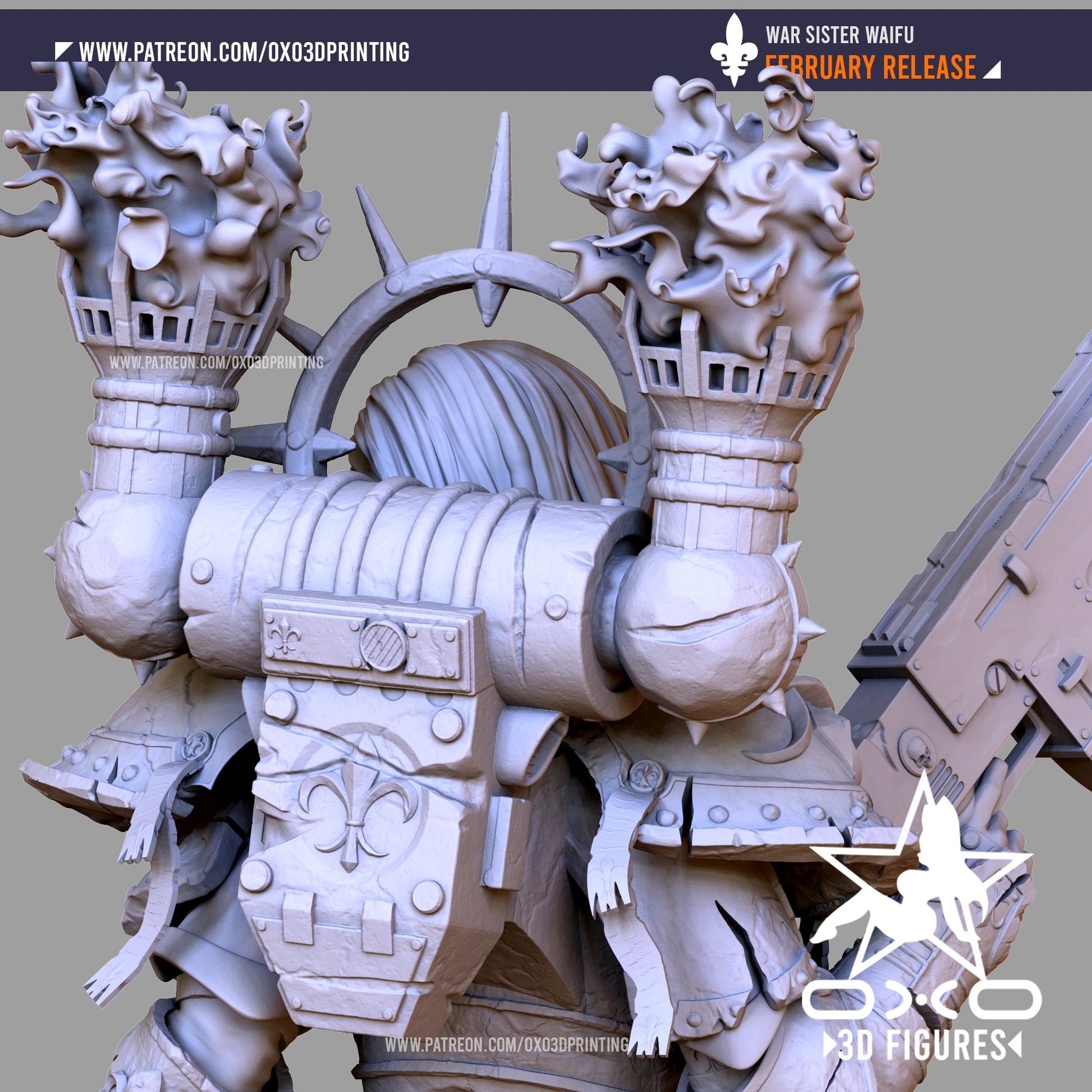 War Sister - OXO3D - Dark Forge Arts
