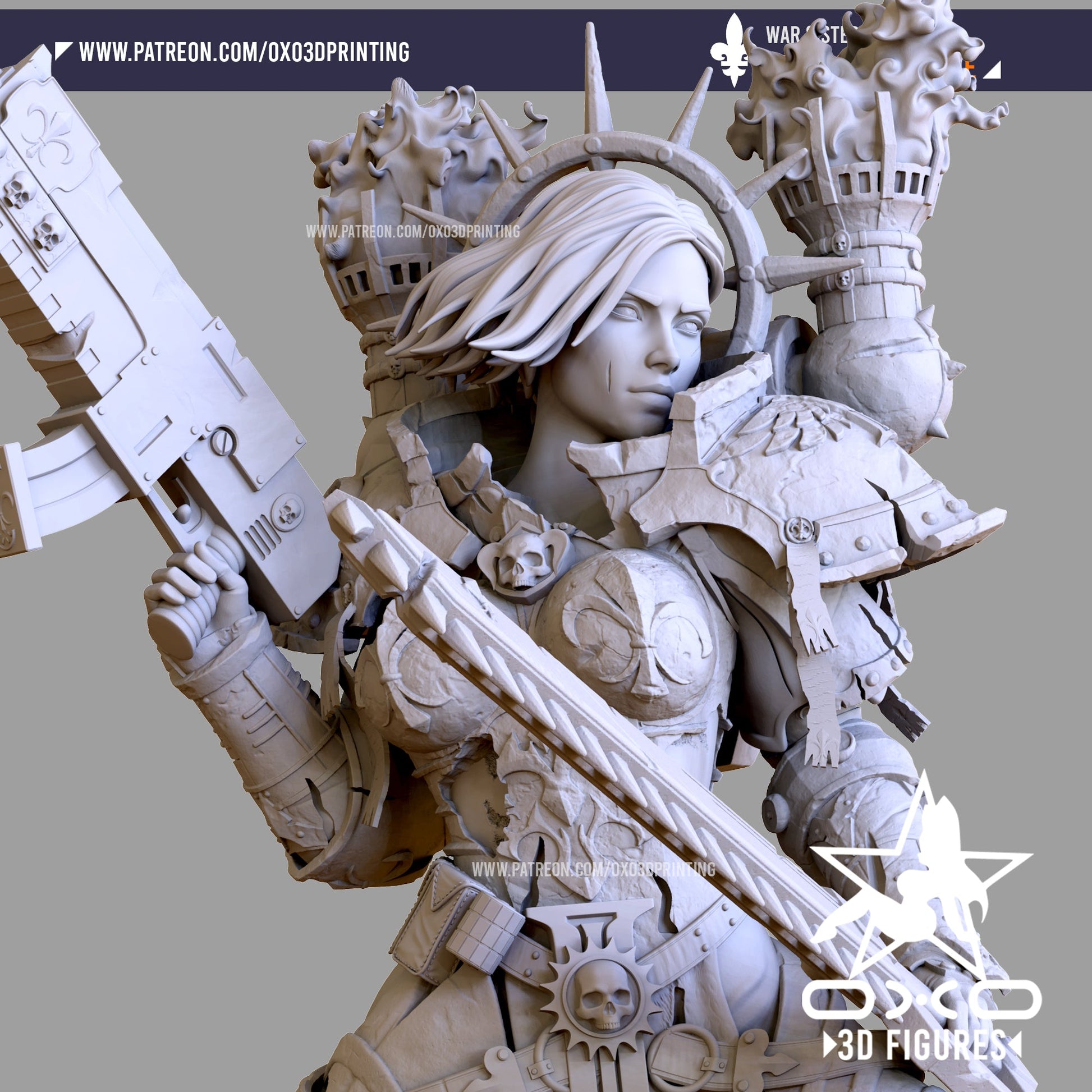 War Sister - OXO3D - Dark Forge Arts