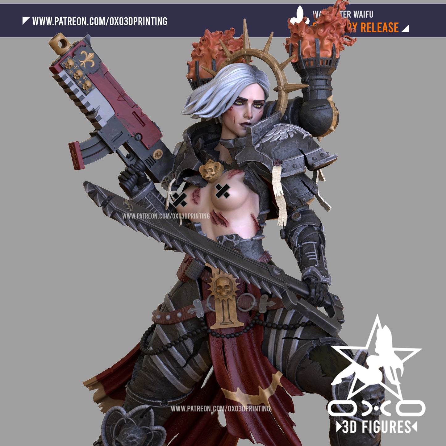 War Sister - OXO3D - Dark Forge Arts