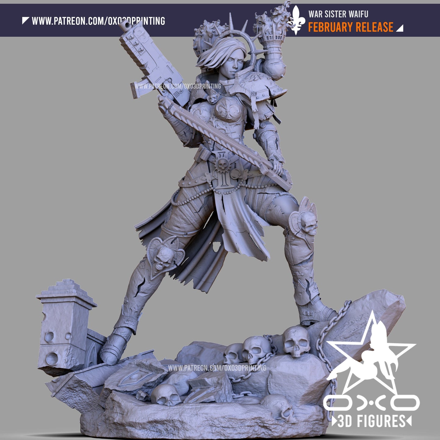 War Sister - OXO3D - Dark Forge Arts
