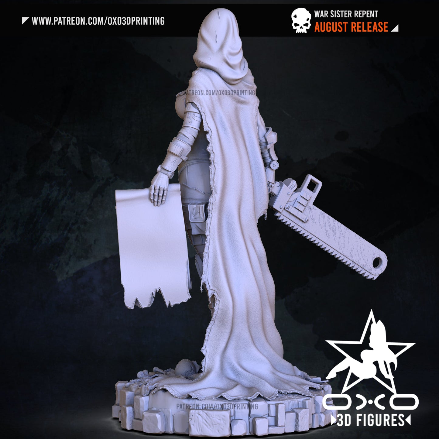 War Sister Repent - OXO3D - Dark Forge Arts