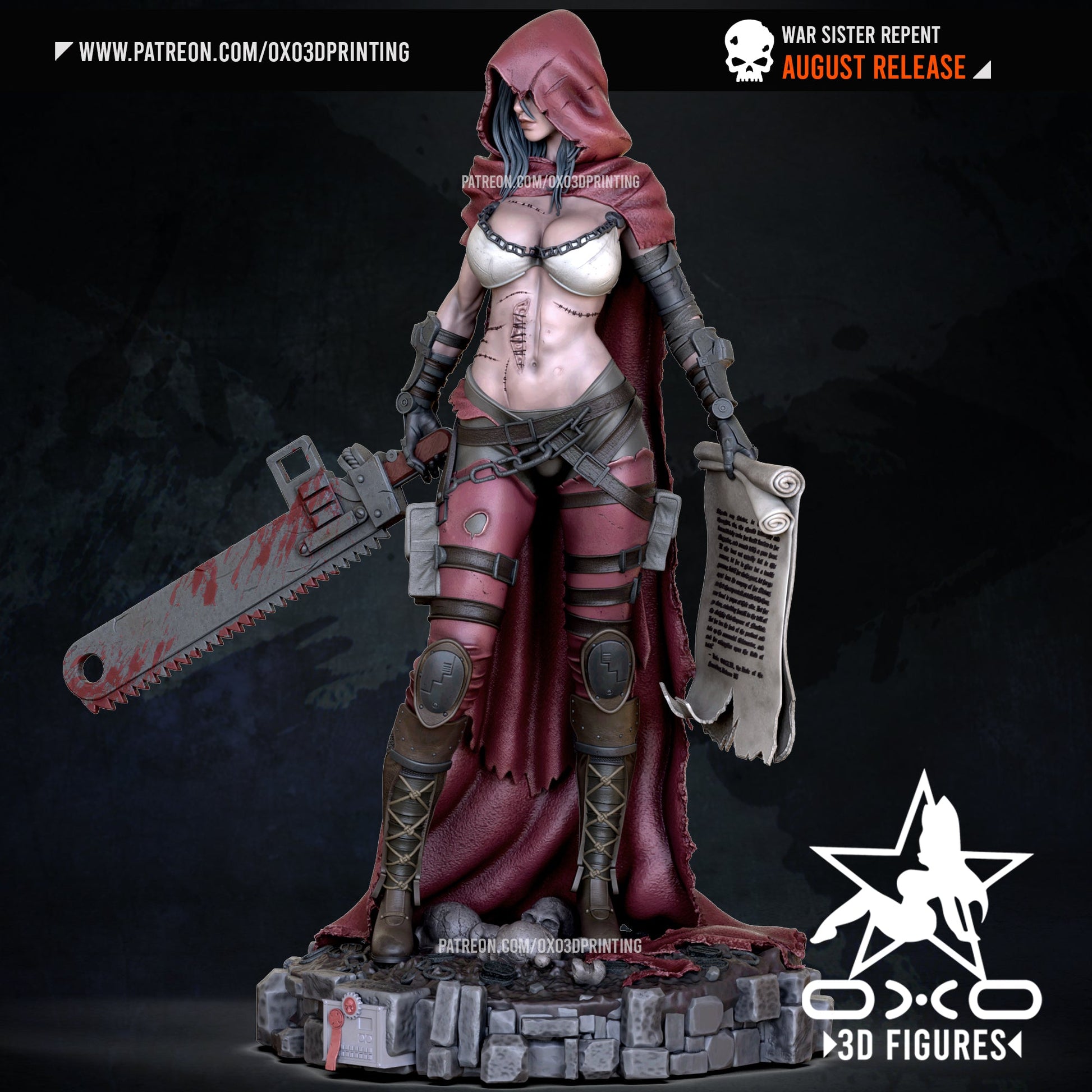 War Sister Repent - OXO3D - Dark Forge Arts