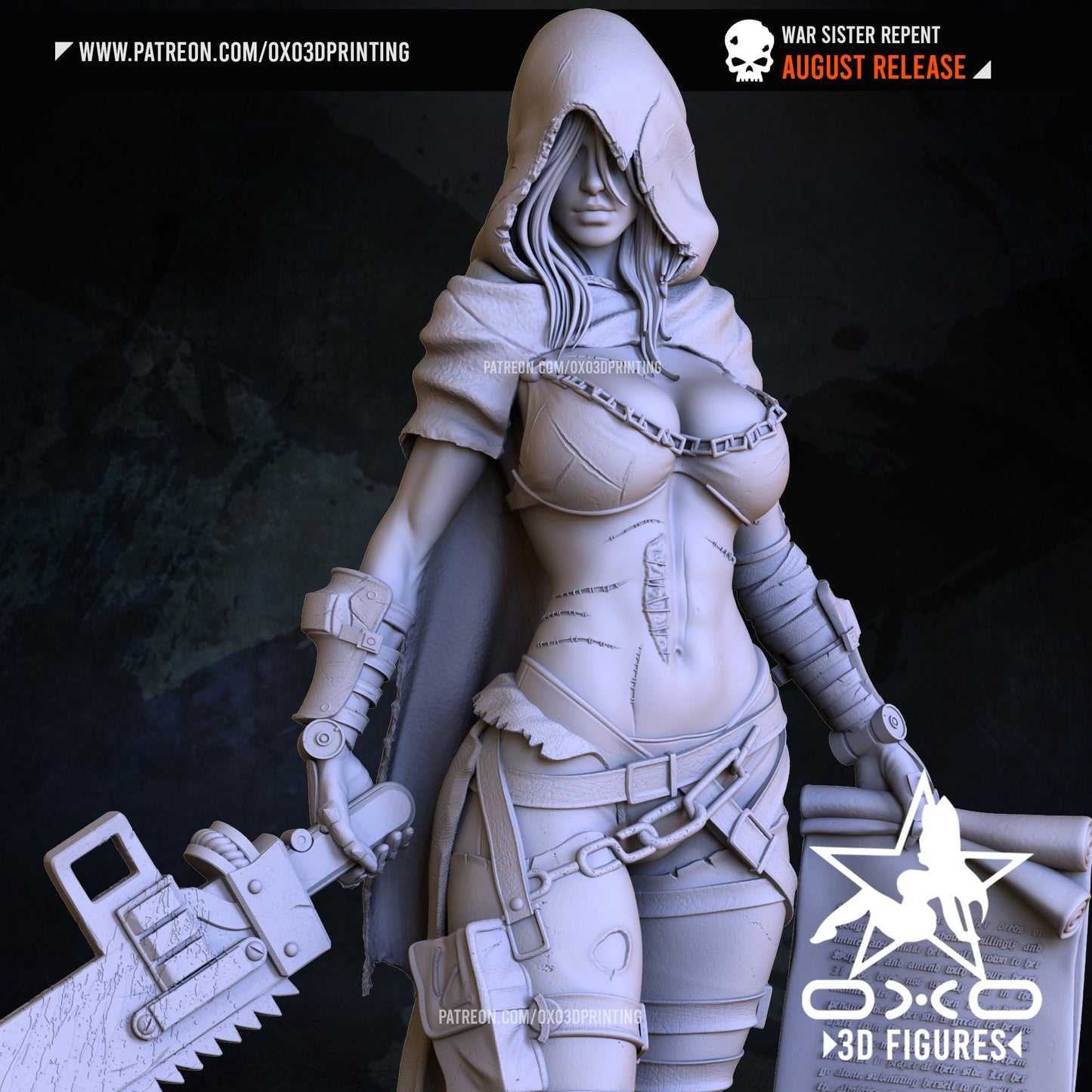 War Sister Repent - OXO3D - Dark Forge Arts