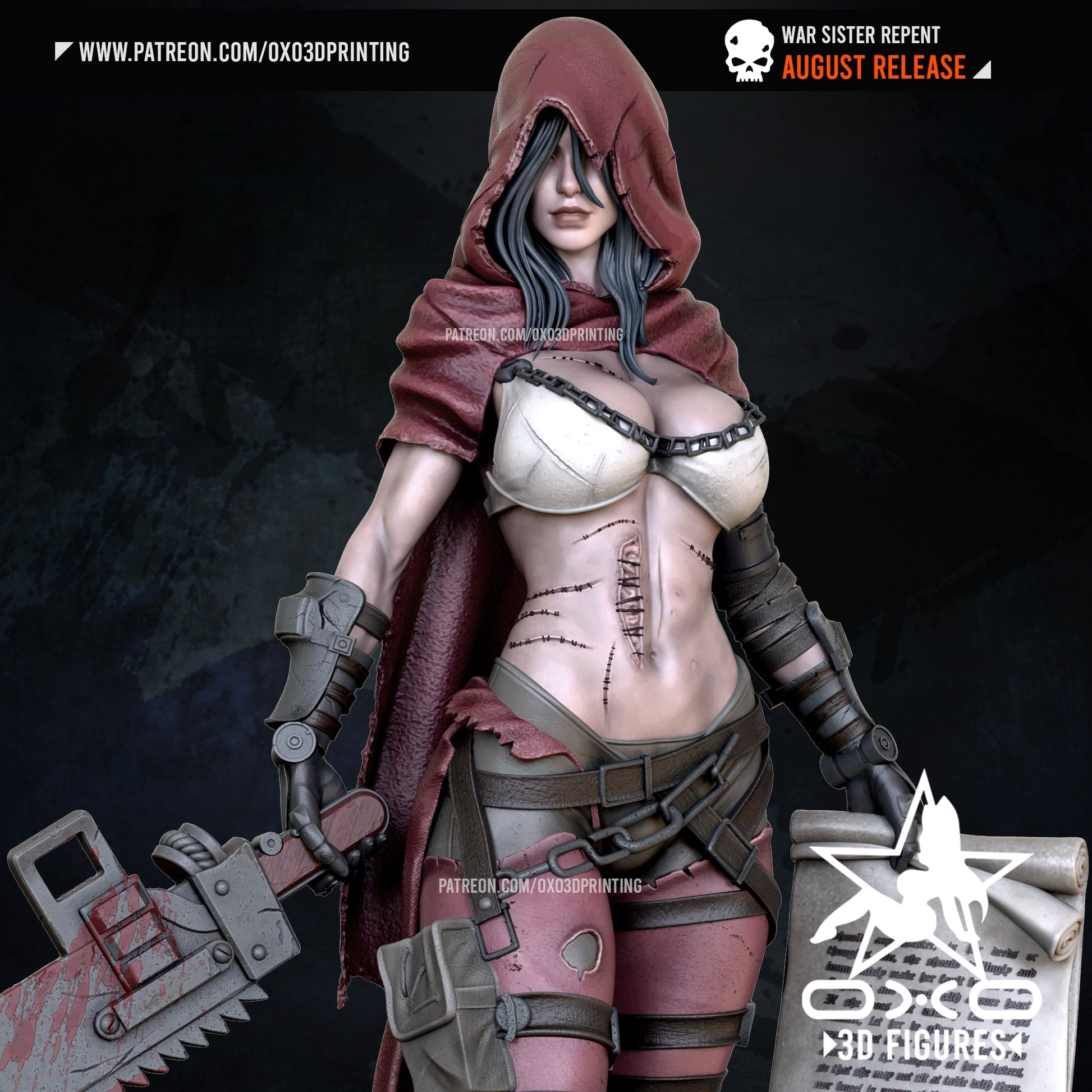 War Sister Repent - OXO3D - Dark Forge Arts