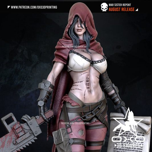 War Sister Repent - OXO3D - Dark Forge Arts