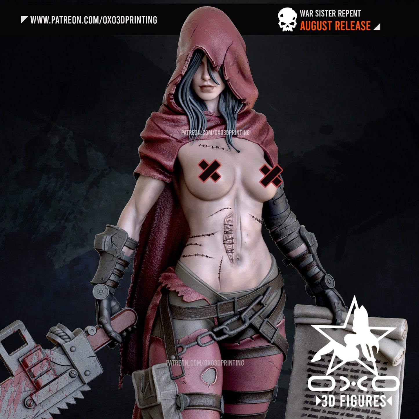 War Sister Repent - OXO3D - Dark Forge Arts